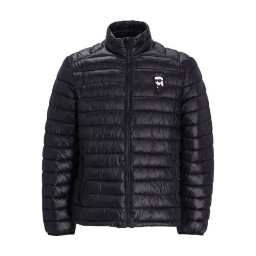 Karl Lagerfeld Ikonik-Patch Padded Jacket